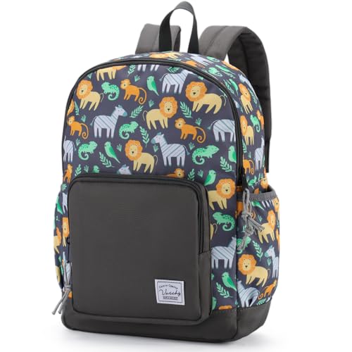 VASCHY Kids backpacks, Cute Lightweight Water Resistant Preschool Backpack for Boys and Girls Chest Strap | Cute - color: Cute Lions, size: Small (4-6 Yrs) - 15'' H