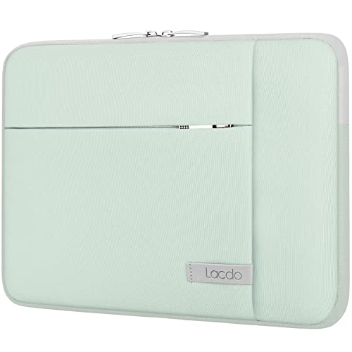 Lacdo Chromebook Case 11 Inch Laptop Sleeve for 11 Inch Acer HP Lenovo Dell Samsung ASUS Chromebook Spin 3 11, 13 inch New Surface Pro 11 Copilot+PC / 10 9 8 X, 11.6" MacBook Air Computer Bag, Green - color: Green, size: 11-11.6 Inch