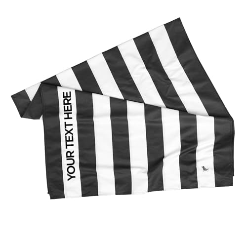 Dock & Bay Beach Towel - Quick Dry, Sand Free - Compact, Lightweight - 100% Recycled - Includes Bag - Cabana - Kamari Charcoal - Large (160x90cm, 63x35) - color: Cabana - Kamari Charcoal, size: Large (160x90cm, 63x35")