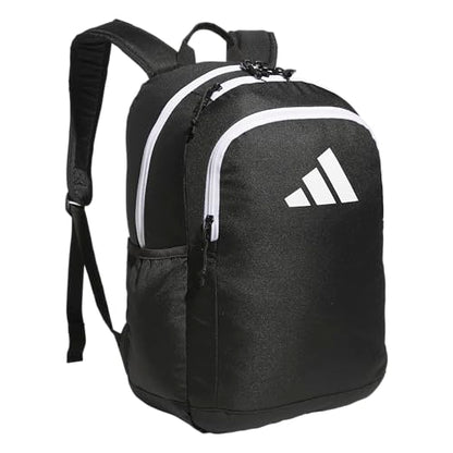 adidas Kids Affiliate Backpack – School Bag for Girls and Boys, 27L, Black/White, OSFA - color: Black/White