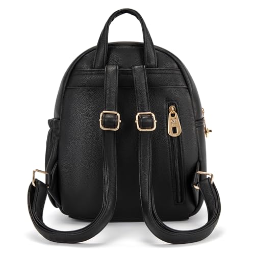 Montana West Mini Backpack Purse for Women Anti Theft Backpacks with Secured Zipper and Tassel - color: *Mini Black