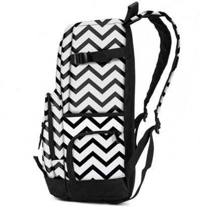 rickyh style School Backpack Travel Bag for Men & Women Lightweight College Back Pack with Laptop Compartmen - color: 04hbblh
