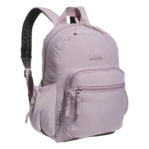 adidas Weekender Backpack – Small Lightweight Everyday Bag, 19L, Preloved Fig Purple/1, OSFA - color: Preloved Fig Purple/1