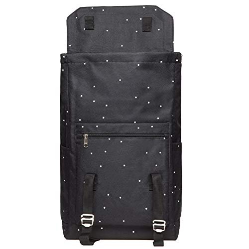 KAUKKO Casual Daypacks&multipurpose backpacks，Outdoor Backpack,Travel Casual Rucksack，Laptop Backpack Fits 15" - color: 14-blackdot