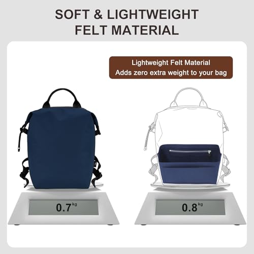 Purse Organizer Insert Compatible with Longchamp Le Pliage Energy L Backpack, Blue/LB - color: Blue, size: L Backpack
