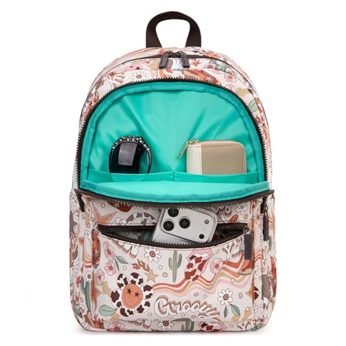 Montana West Backpack for Women Western Travel Backpack Purse Casual Daypack for Laptop College - color: Aztec Cactus