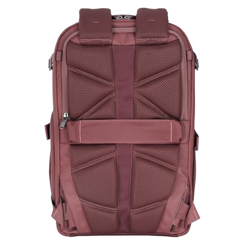 VANGUARD VEO Metro B30L Camera & Everyday Backpack (Magenta) – Fits 70–200mm Attached, 17" Laptop Storage, Convertible Daypack Design, Travel-Ready Carry-On - color: Magenta, size: 30L