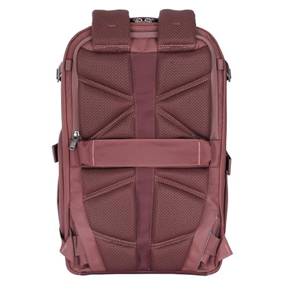 VANGUARD VEO Metro B30L Camera & Everyday Backpack (Magenta) – Fits 70–200mm Attached, 17" Laptop Storage, Convertible Daypack Design, Travel-Ready Carry-On - color: Magenta, size: 30L