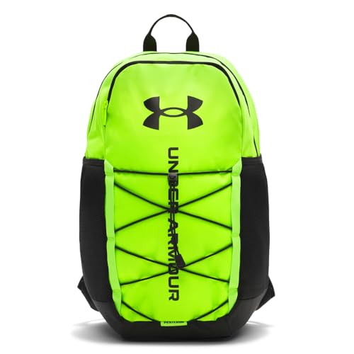 Under Armour Unisex Hustle Sport 6.0 Backpack, (389) Hyper Green/Black/Black, One Size Fits Most - color: (389) Hyper Green / Black / Black, size: One Size Fits Most