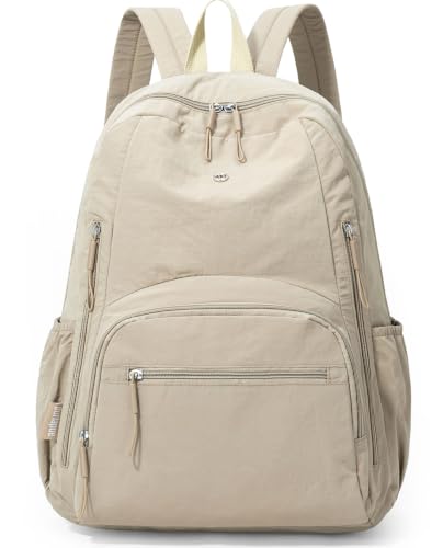 Backpack for Women, Work College Laptop Backpack, Lightweight Travel Backpack Purse, Casual Daypack Bag (Light Green) - color: Light Green