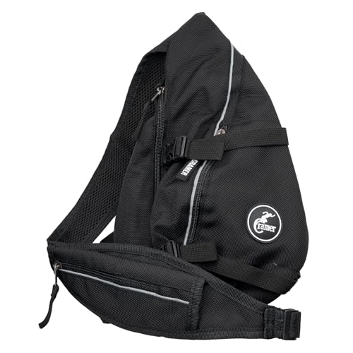 Cramer AT Messenger Pack for Athletic Trainers, Durable Over the Shoulder Sling Bag, Fanny Pack Alternative, Lightweight Training Kit Carries Essential Supplies, Including Tape and Scissors, Empty - style: Regular