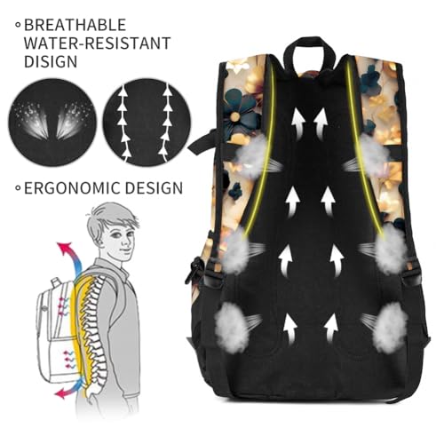 rickyh style School Backpack Travel Bag for Men & Women Lightweight College Back Pack with Laptop Compartmen - color: 04jhua