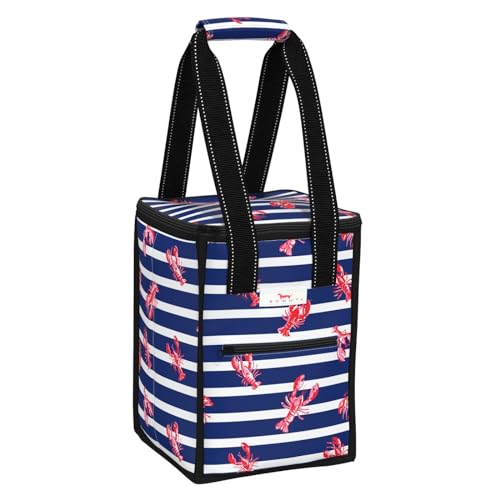 SCOUT Pleasure Chest - Soft, Lightweight, Insulated Cooler, Fits 5 Wine Bottles, Cooler for Beach, Pool, Boat, and Picnics - color: Catch of the Day