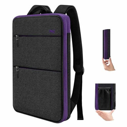ZINZ Slim & Expandable Laptop Backpack 15 15.6 16 Inch Case, Water Resistant Travel Backpack Compatible with MacBook Pro/Neo 16" 15", Dell XPS 15 16 and Most 15" 15.6" 16" Notebooks，B01PU01 - color: B01pu01, size: 15"-16"