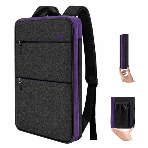 ZINZ Slim & Expandable Laptop Backpack 15 15.6 16 Inch Case, Water Resistant Travel Backpack Compatible with MacBook Pro/Neo 16" 15", Dell XPS 15 16 and Most 15" 15.6" 16" Notebooks，B01PU01 - color: B01pu01, size: 15"-16"