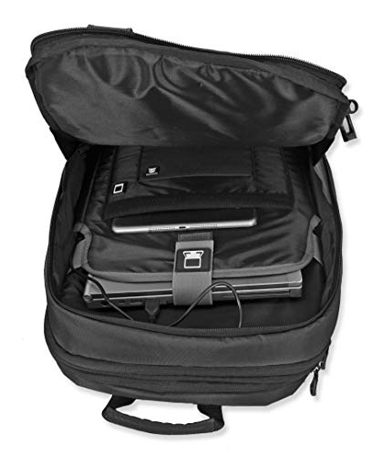 Duchamp Getaway Expandable Carry-On Backpack Suitcase - color: Black