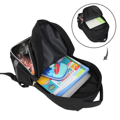 ZRENTAO Kids Backpack, 3D Reflective Cartoon, 600D Polyester & Dual Zippers, 17" Bookbag with Ergonomic Design for boys & girls age 6-18, Astronauts Space Style for school Children Kids - color: 09##astronauts