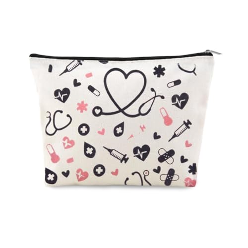 Small Home Medical Bag Pouch Nurse Pocket Protector Pouch Pharmacist Doctor Bag Accessories for Women Family Emergency Medical Kit Nursing Student Essential Supplies for Clinicals Canvas First Aid Bag - color: Small Home Medical Bag Pouch