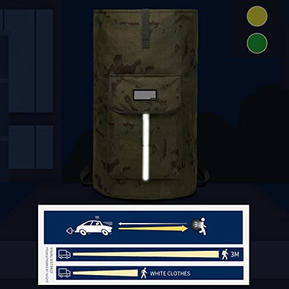 laundry bag backpack,extra-large heavy duty laundry bags,laundry backpack for college students,drawstring closure (Ruins camouflage laundry bag backpack) - color: Ruins Camouflage Laundry Bag Backpack