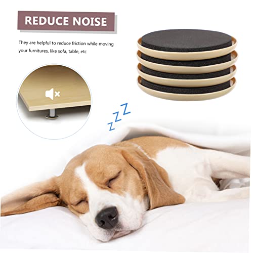 DOITOOL 8pcs Furniture Sliders for Moving Core Sliders Furniture Pads for Carpet Moving Pads for Hardwood Floors