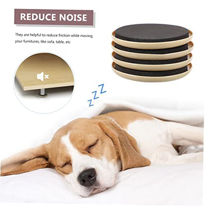 DOITOOL 8pcs Furniture Sliders for Moving Core Sliders Furniture Pads for Carpet Moving Pads for Hardwood Floors