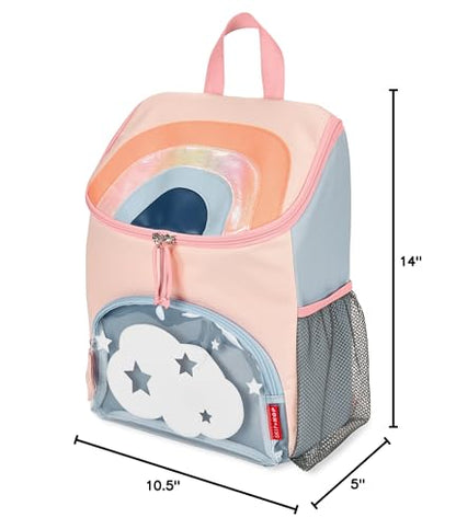 Skip Hop Sparks Kid's Backpack, Kindergarten Ages 3-4, Rainbow - color: Rainbow, style: Big Kid Backpack