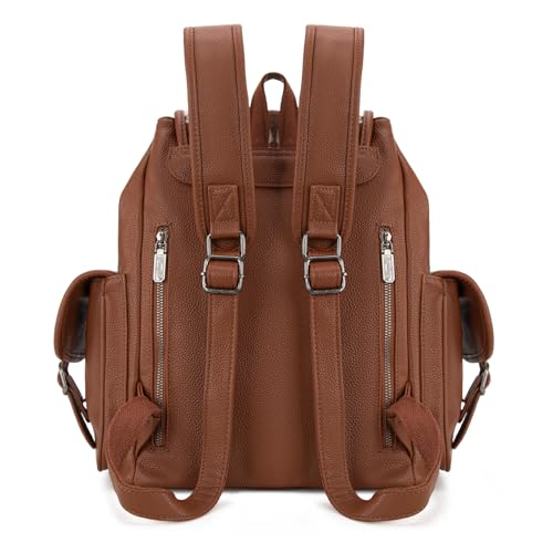 Montana West Wrangler Backpack Purse for Women Hair-on Cowhide Backpacks Western Travel Bags - color: Cowhide Brown