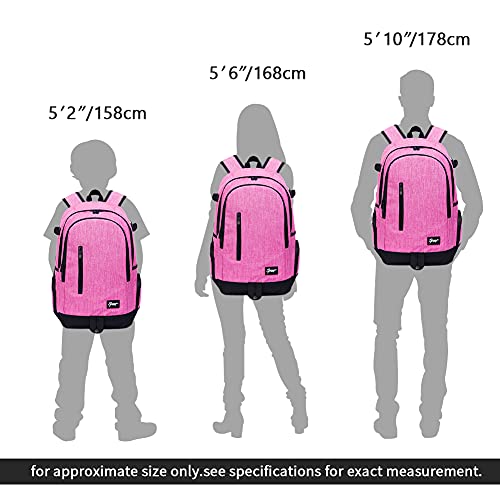 rickyh style School Backpack Travel Bag for Men & Women Lightweight College Back Pack with Laptop Compartmen - color: 01nfen