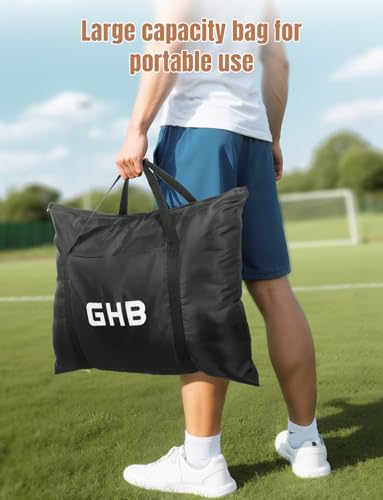 GHB Agility Poles 6 Pack 6ft Sports Soccer Training Poles,Detachable Speed Training Equipment Football Accessories