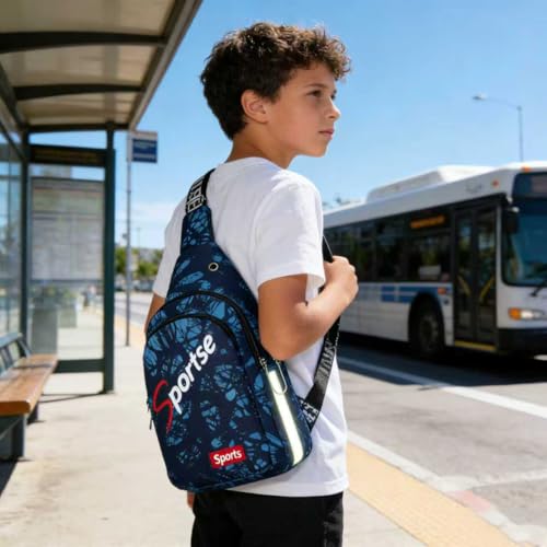 Blue Boy's schoolbag Teenage Middle School Students Bookbag Big Student Laptop Backpack For College Women Middle High School Teen Girls Bookbag Travel Daypack - color: Blue