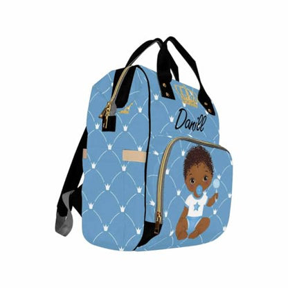 Customized Diaper Bag with Name, Personalized School Bag for Girls, Monogram Nappy Backpack with Thermal Pockets for Adults Kids, Large Capacity Waterproof Diaper Bag, Travel Gifts - color: Color-5