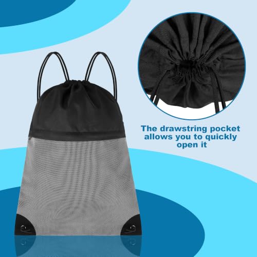 TILYMOL Drawstring Backpack Gym Bag - String Gym Bag for Men & Women, Lightweight Cinch Sports Sackpack for Beach, Travel, Yoga, Swimming, Black Gray - color: 1 Pack-black Gray