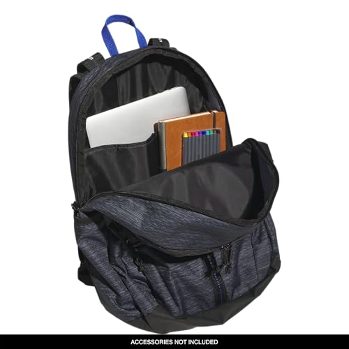 adidas Prime 7 Backpack for Laptop, School and Travel, 37L - color: Two Tone Black/Team Royal Blue/2