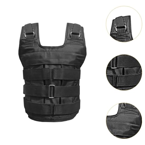 YIJU Adjustable Weighted Vest, Weighted Jacket, Weight Vest for Running, Weightlifting, Jogging, Boxing, Weights Not Included