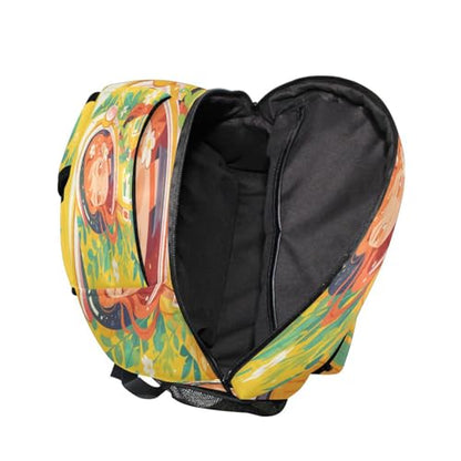 Cute Backpack for Men and Women Fashion Personal Backpack with Chest Strap for Travel Trip Squash (summer) Style - color: Multicolor06