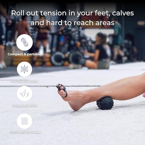 Spacer Mobility EI8HTBALL - Foot Roller for Plantar Fasciitis, Myofascial Release, Peanut Massage Ball for feet and Overall Body