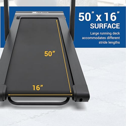 XTERRA Fitness Premium Folding Smart Treadmill, Compact Design, 250+ LB Weight Capacity, Powerful Motor, XTERRA+ Fitness App Included with Purchase - style: WS300