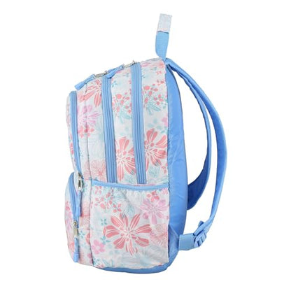 FUEL Hiking Laptop Backpack, College Bookbag, Travel Daypack with 5 Compartments, Dynamo Tech Pocket, 18.5 Inches - color: Spring Floral