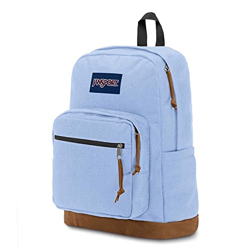 JanSport Right Pack Backpack - Durable Daypack with Padded 15" Laptop Sleeve, Spacious Main Compartment & Integrated Water Bottle Pocket - Hydrangea - color: Hydrangea