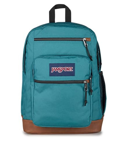 JanSport Cool Backpack with 15-inch Laptop Sleeve, Large Computer Bag Rucksack with 2 Compartments, Ergonomic Straps, Emerald Pool - color: Emerald Pool