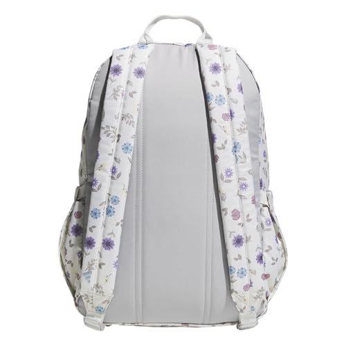 adidas Lineage Backpack for Laptop, School and Travel, 22L, In Bloom Floral Warm Vanilla/Off White, OSFA - color: In Bloom Floral Warm Vanilla/Off White