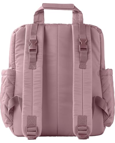 Skip Hop Diaper Bag Backpack: Forma, Multi-Function Baby Travel Bag with Changing Pad & Stroller Attachment, Mauve Mist - color: Mauve Mist