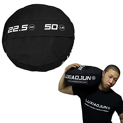 AKT Power Bag Sandbag - 22.5-68kg (50-150lb) Weight Powerbag Strength MMA Training Workout Fitness Exercise Durable, 1 PC (NO Sand),22.5kg