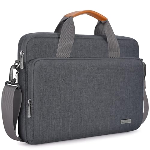 KIZUNA Laptop Bag Case 17 17.3" Inch Computer Shoulder Sleeve for 17" Lenovo IdeaPad 3i Gen 7/ThinkBook Plus 17/ASUS Vivobook 17/LG gram 17/17.3" Dell XPS 17/MSI 17/HP,Grey - size: 17 Inch