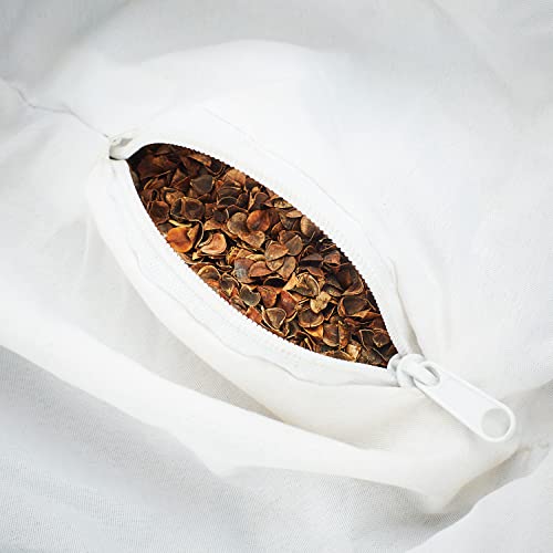 Retrospec Sedona Zafu Meditation Cushion Filled w/Buckwheat Hulls - Yoga Pillow for Meditation Practices - Machine Washable 100% Cotton Cover & Durable Carry Handle; Crescent, Basil (Pack of 4) - color: Basil, size: 1 Count (Pack of 4)