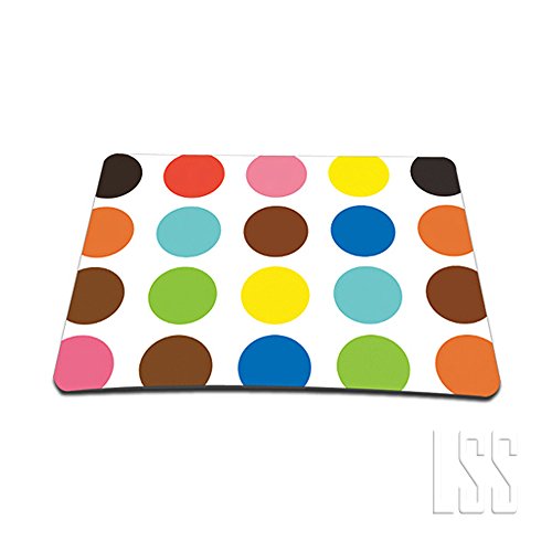 Laptop & Macbook PRO Sleeve Bag Carrying Case w/Handle & Adjustable Shoulder Strap & Matching Skin Sticker & Mouse Pad Fits 15" 15.4" 15.6" Polka Dots - color: Polka Dots, size: 15 inch