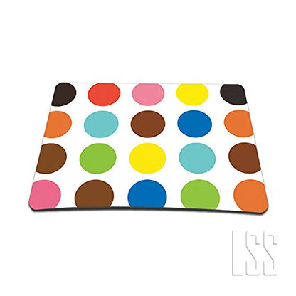 Laptop & Macbook PRO Sleeve Bag Carrying Case w/Handle & Adjustable Shoulder Strap & Matching Skin Sticker & Mouse Pad Fits 15" 15.4" 15.6" Polka Dots - color: Polka Dots, size: 15 inch