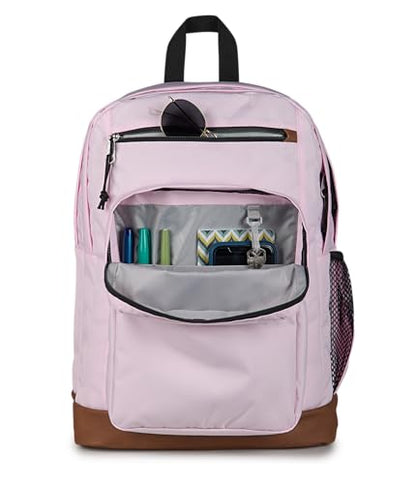 JanSport Cool Backpack with 15-inch Laptop Sleeve, Large Computer Bag Rucksack with 2 Compartments, Ergonomic Straps, Pink Ice - color: Pink Ice