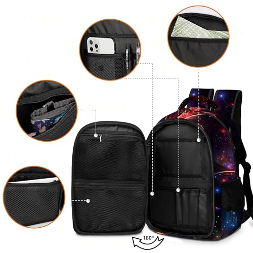 Boys Backpack with Lunch Box and Pencil Case, 3Pcs Gamer Backpack for Boys Teens, 17 Inch Large Capacity - color: GAME-NMWJ-11
