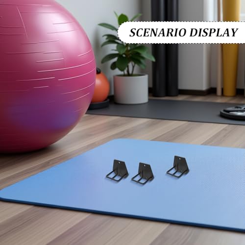 3 Sets Resistance Band Wall Anchor - Heavy Duty & Screw Mount - Workout Suspension Straps Holders for Home Gym Strength Training Fitness Exercise Equipment